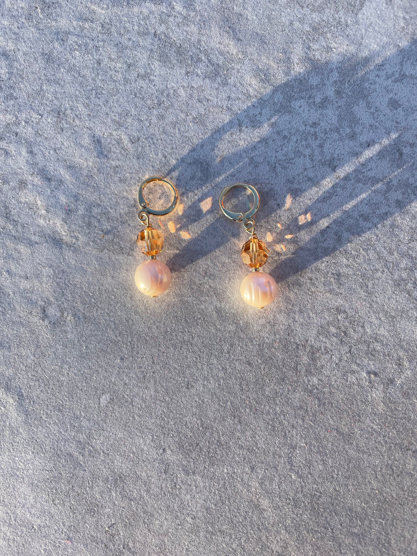 Swarowski pearl earrings