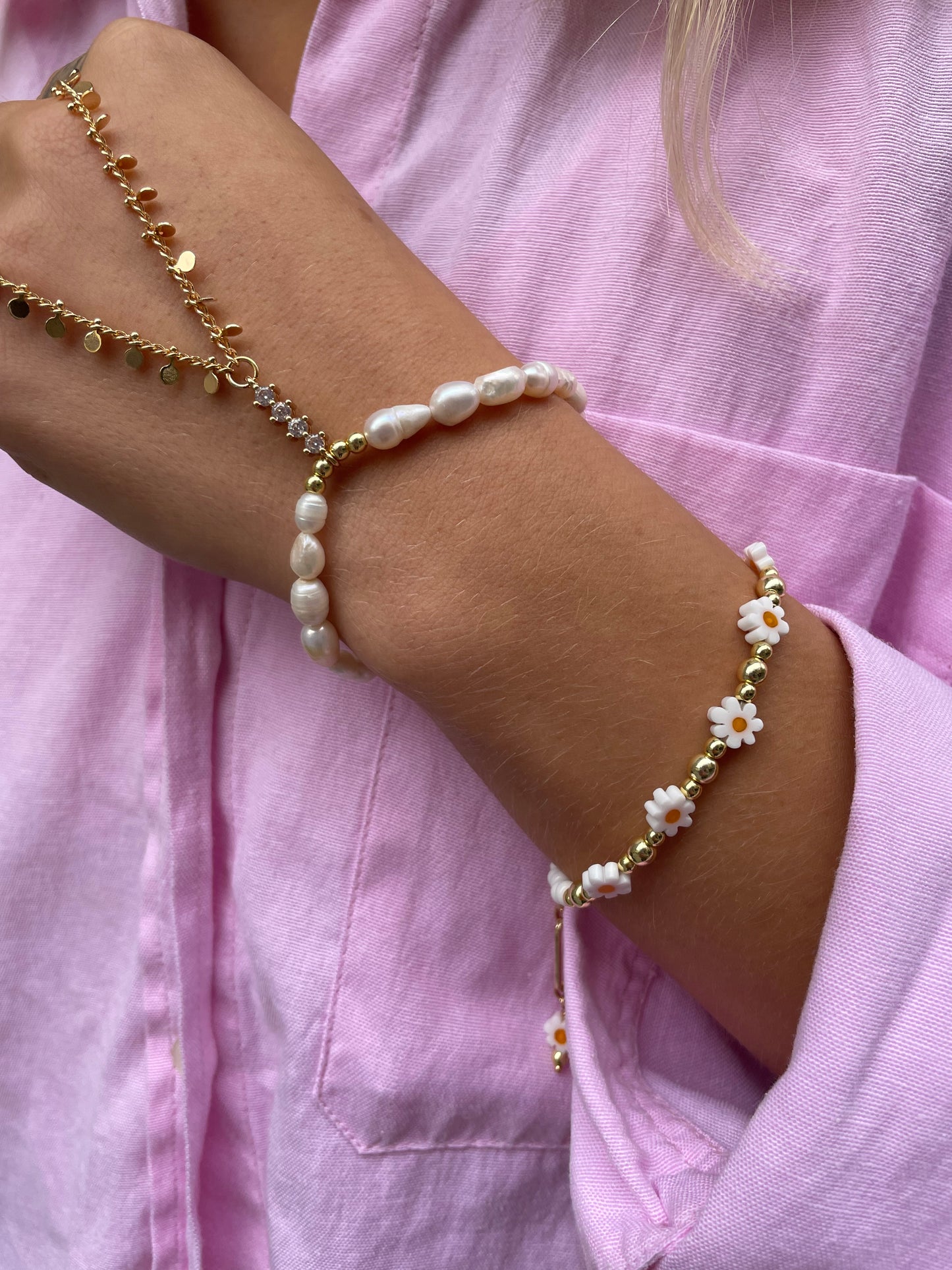 Daisy bracelet