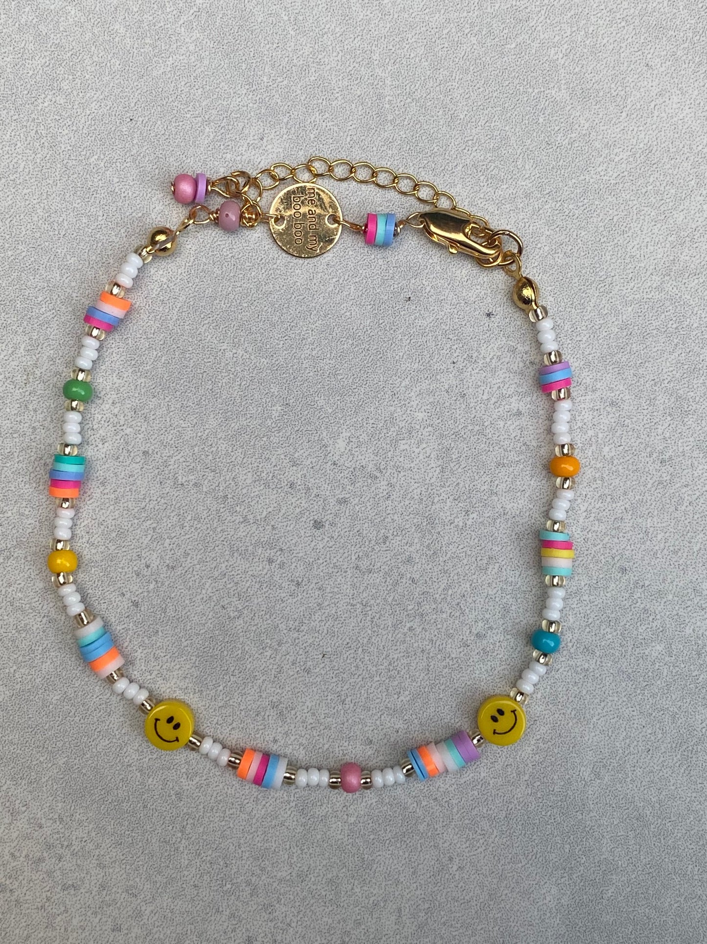 Smiley anklet
