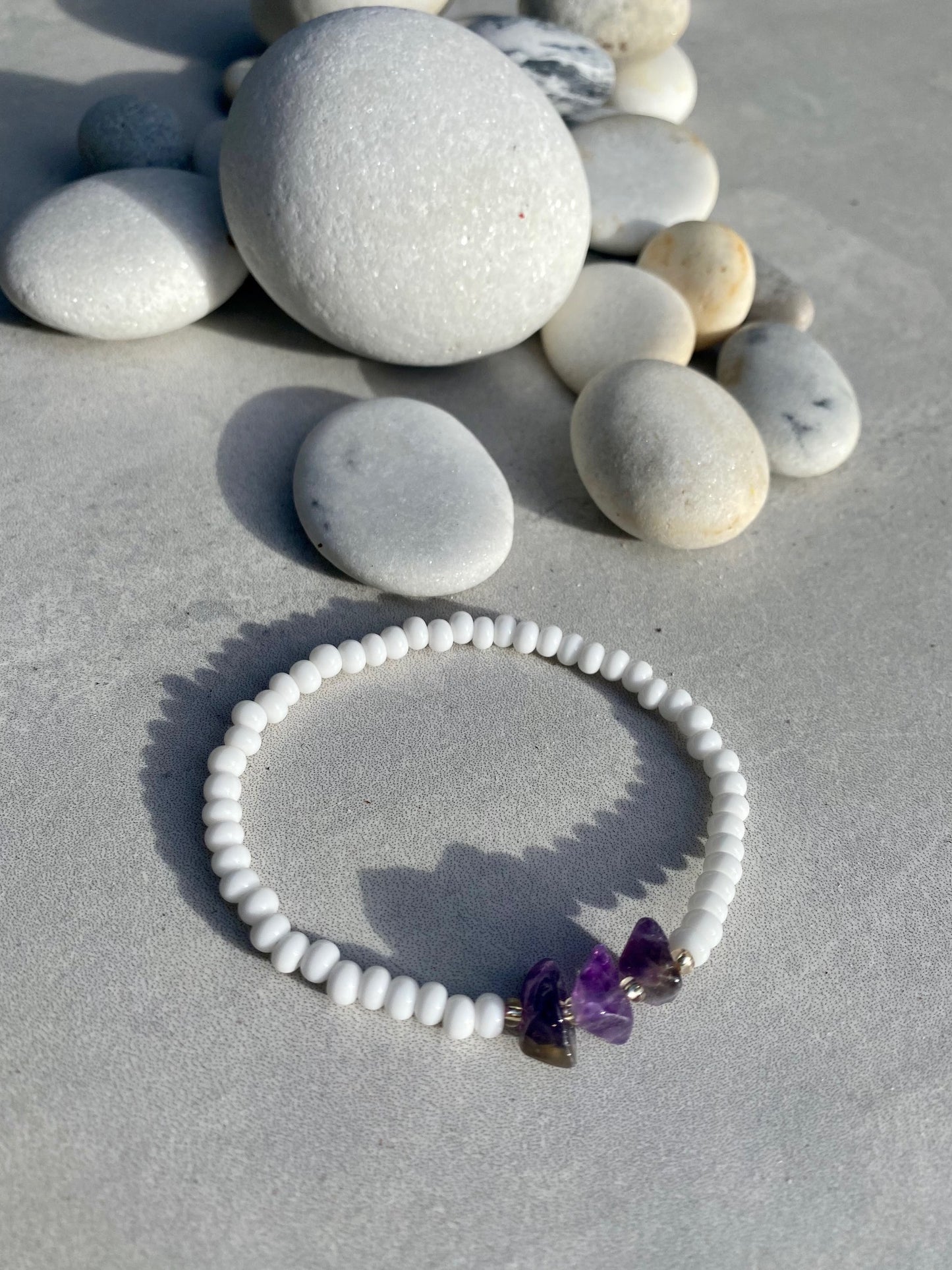 Amethyst bracelet