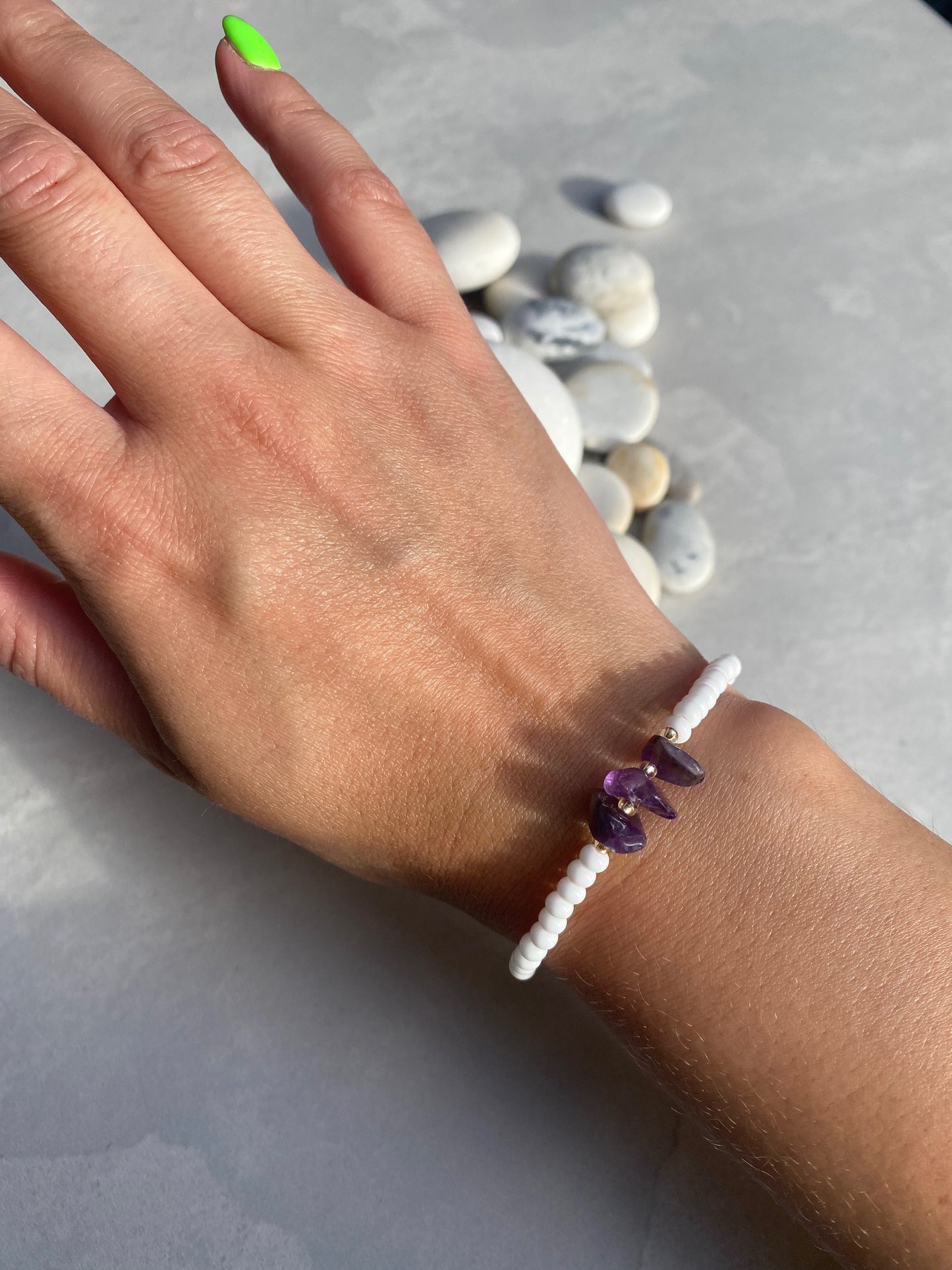 Amethyst bracelet