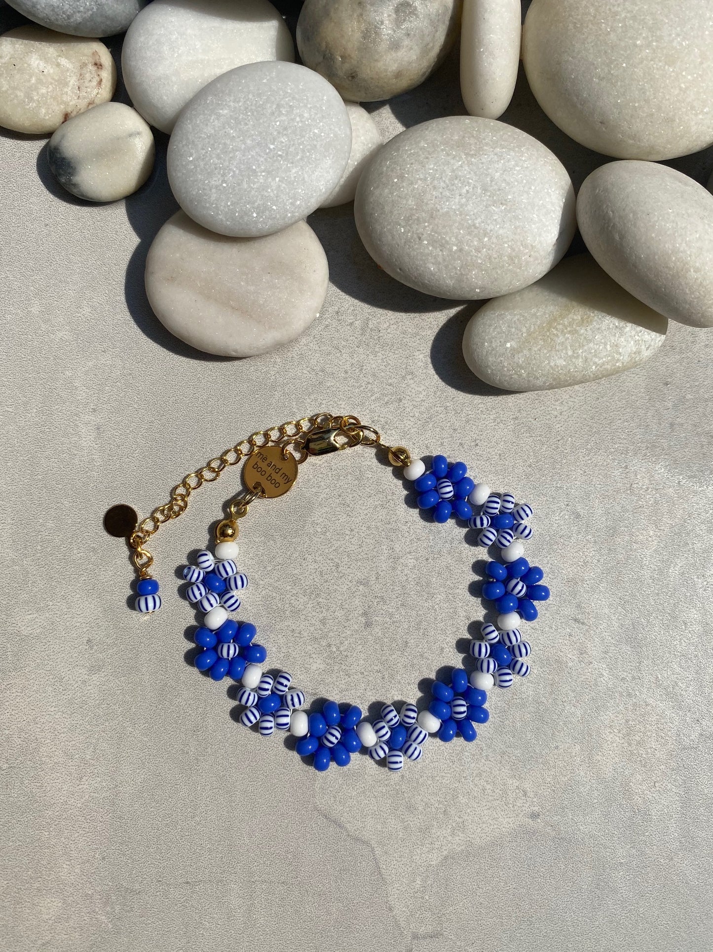 Blue sailor flower bracelet
