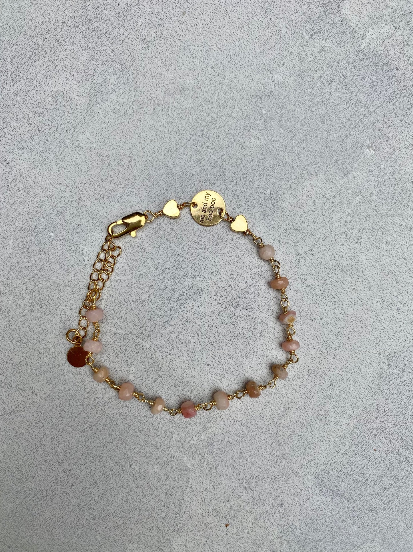 Pink Opal armband