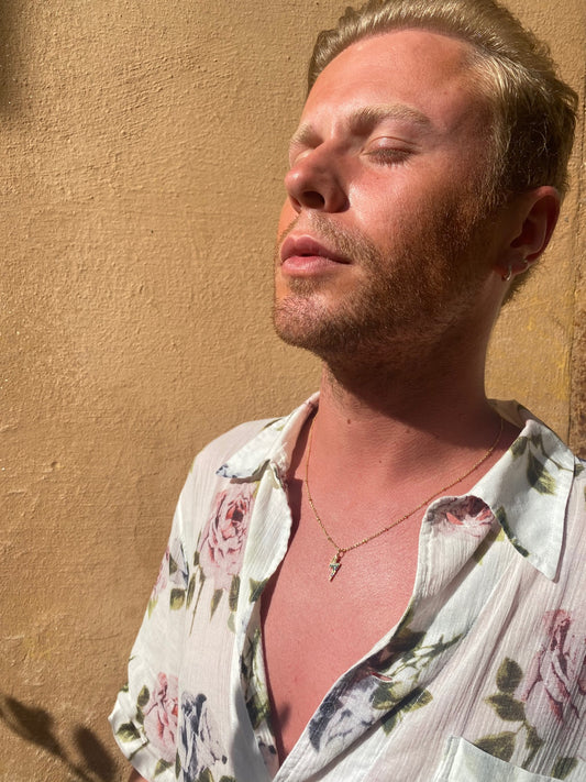 Pride lightning necklace