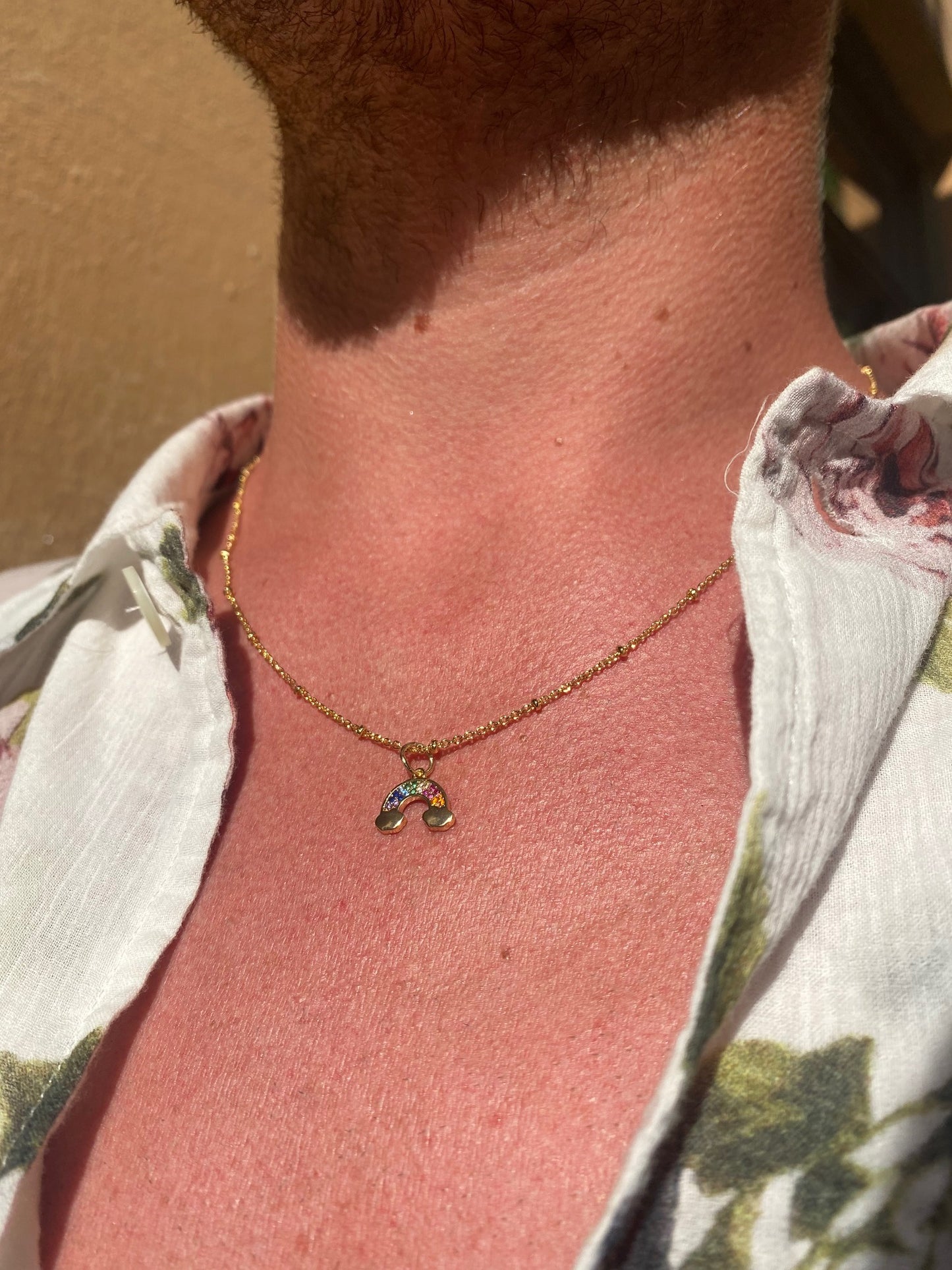 Pride rainbow necklace