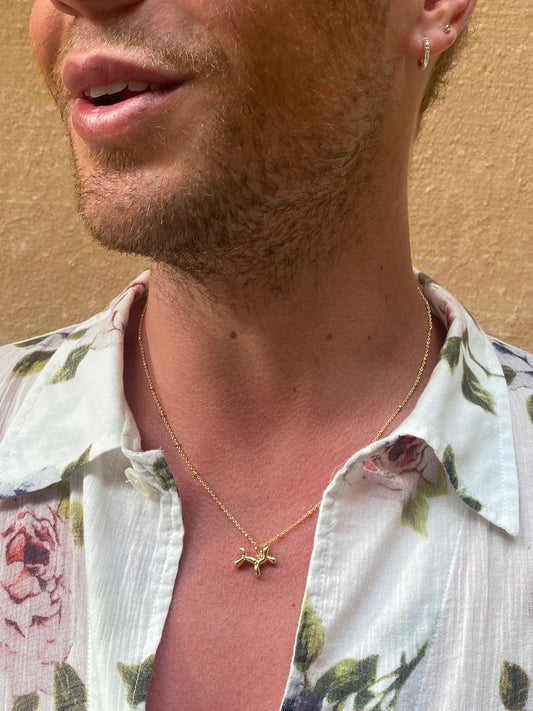 Balloon dog necklace