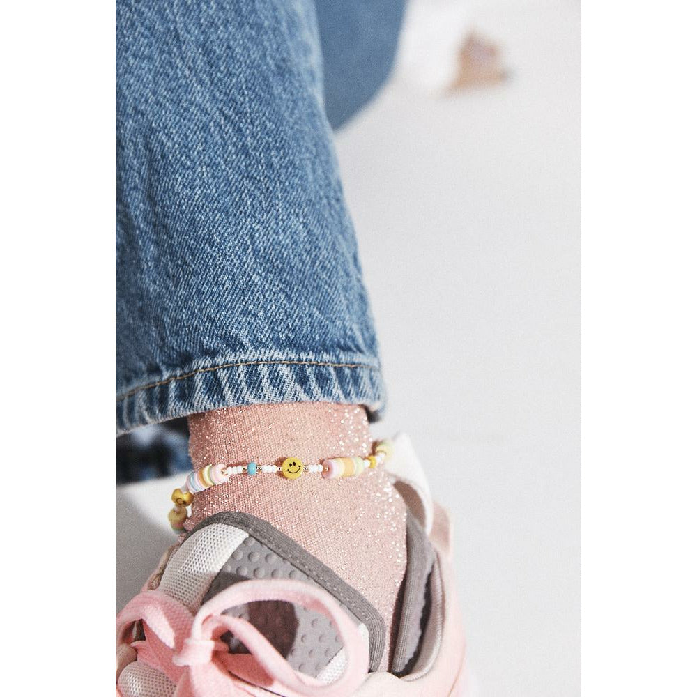 Smiley anklet