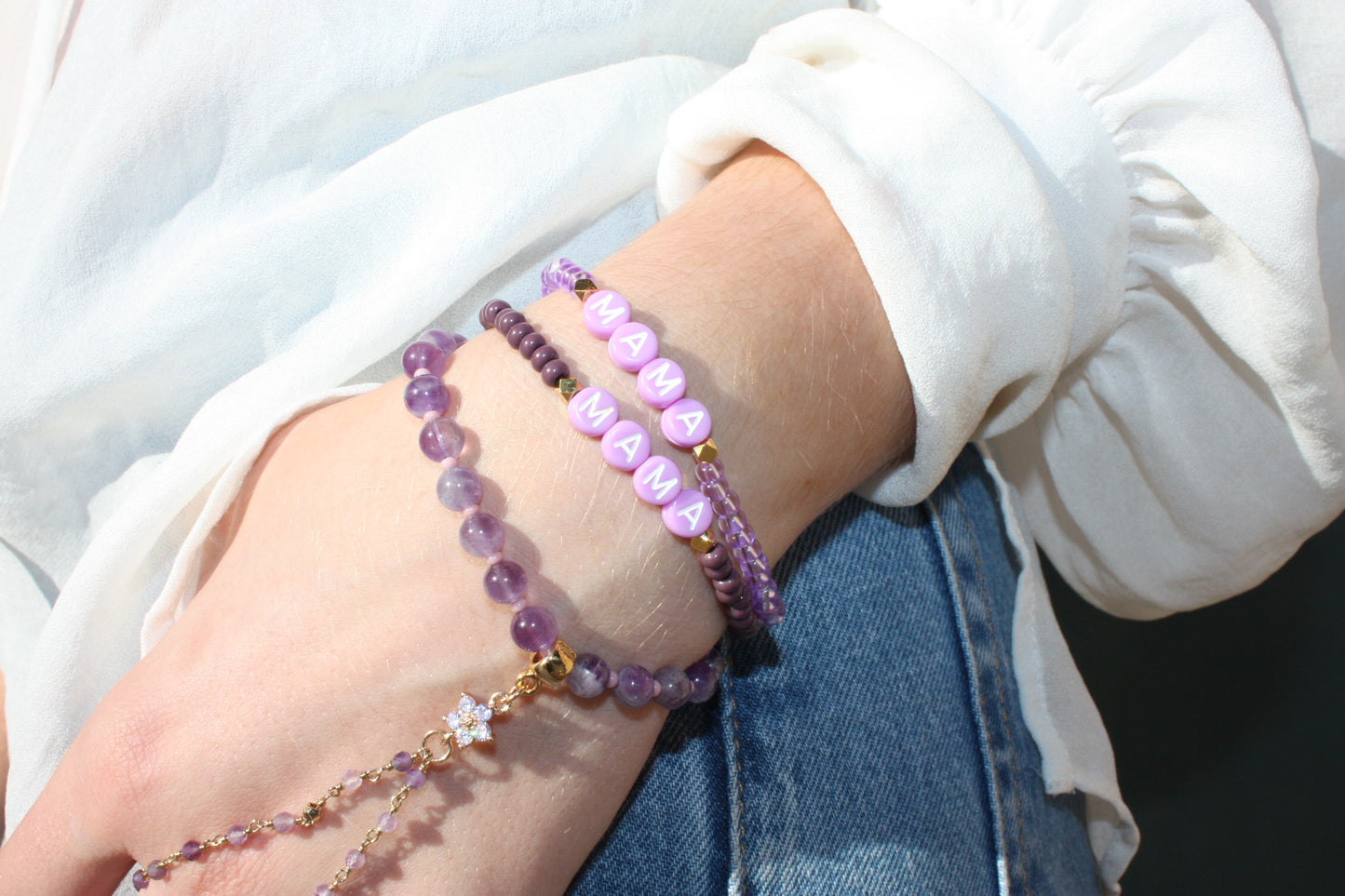 Amethyst hand jewelry