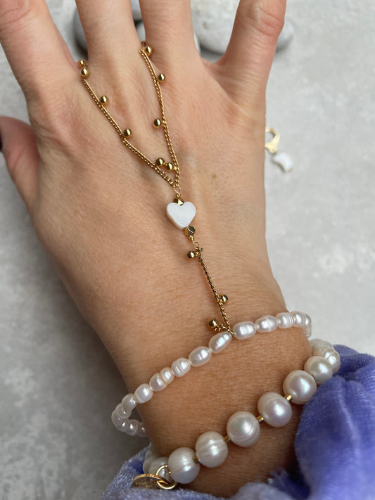 Mother of pearl hand jewelry