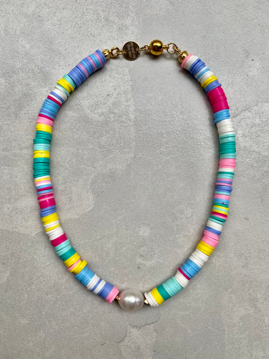 Bon Bon big pearl choker necklace