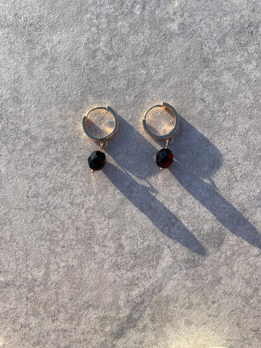 Onyx earrings