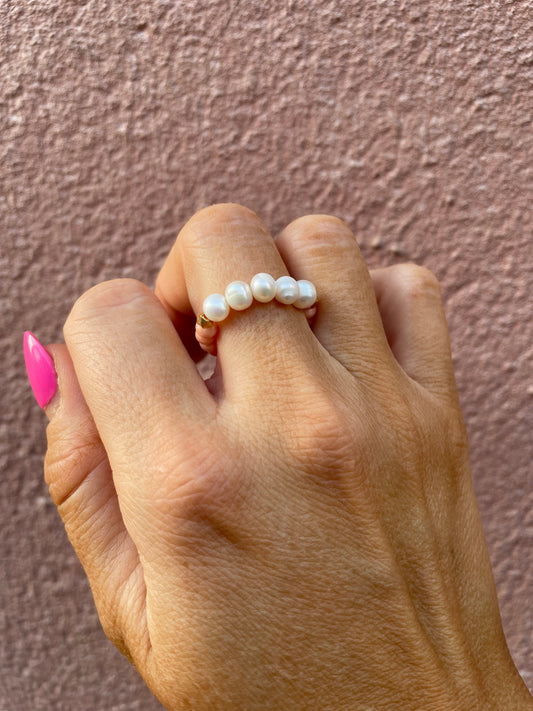 Monika pearl ring