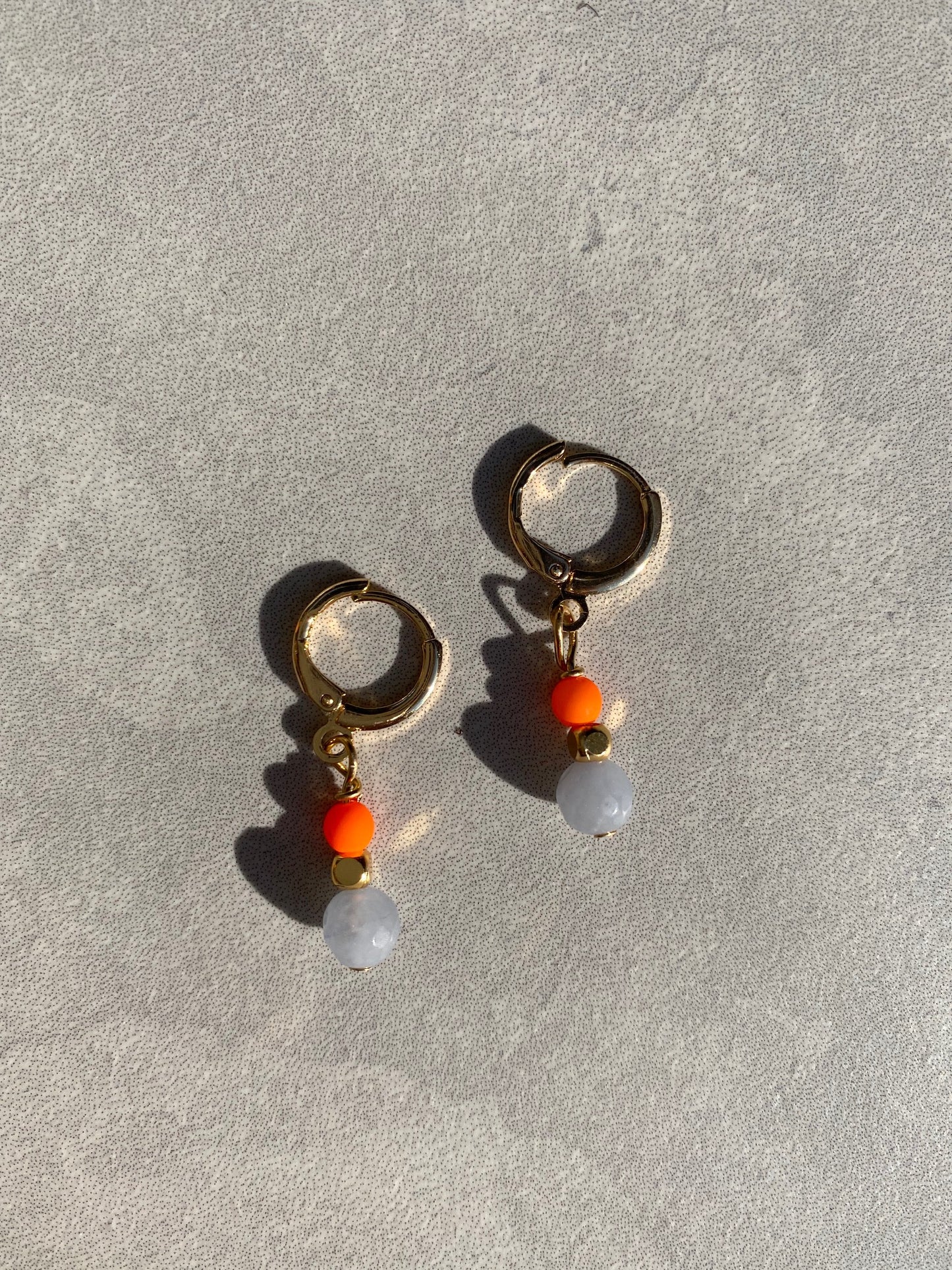 Nice earrings (UV-active)