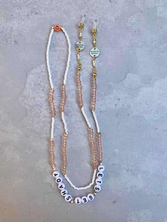 Let´s get shady eyeglass chain