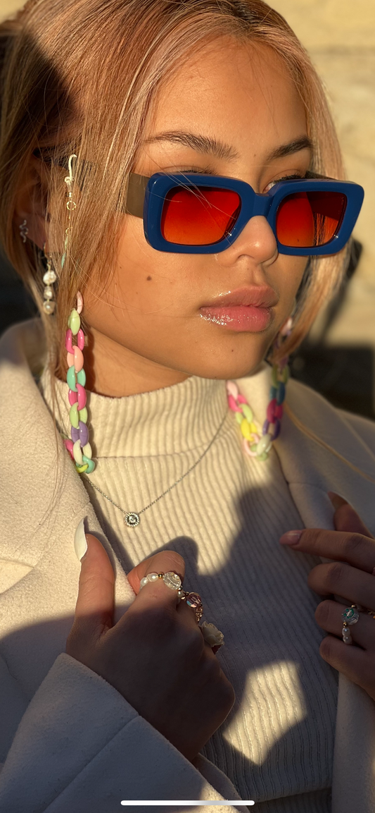 Triple the fun Keishi earrings