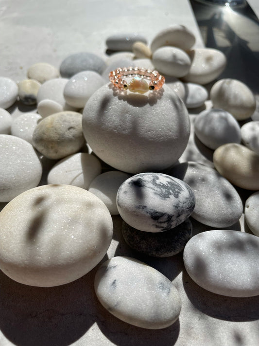 Freshwater pearl ring