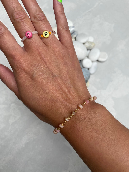 Pink Opal bracelet