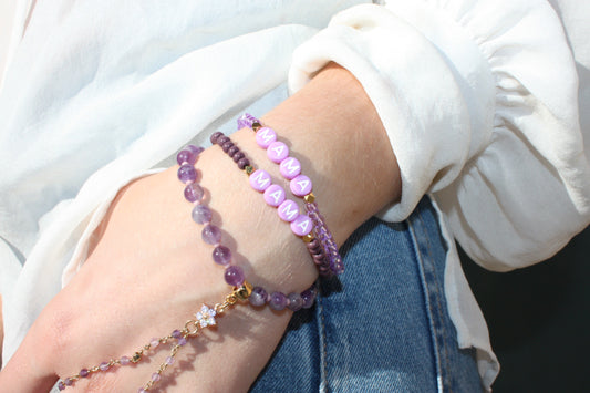 Amethyst hand jewelry